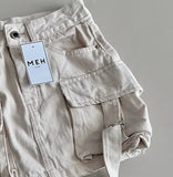 Advbridge Retro Gothic Y2k Off White Mini Skirt Fashion Harajuku Multi Pocket Denim Plaid Skirt Womens Streetwear Casual Sexy Short Skirt