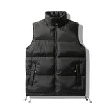 Advbridge Men's autumn and winter cotton season vest stand-up collar thickened warm color matching vest cotton vest sleeveless downjacket jinquedai