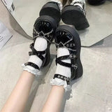 Advbridge 2024 Original Lolita Shoes Women Spicy Girls Thick Soled Brother Shoes Special Style Round Headed Girl Lolita Leather Shoes