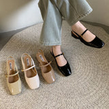 ADVBRIDGE  -  Women Square Toe Sandals Dress Elegant Slippers 2024 Summer Fashion High Heels Shoes Trend Outdoor Chunky Pumps Female Slides