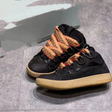 Advbridge Thick-Soled Dad Shoes Men/women 2025 Summer Autumn Lace Up Clunky Sneaker Casual Skateboard Shoes Mixed Color Sport Shoes