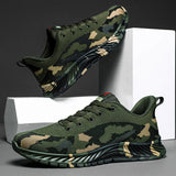 Advbridge Men's camouflage sneakers casual shoes lovers fashion breathable women outdoor sports light walking vulcanized flying shoes