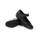 ADVBRIDGE  -  Spring Autumn Women Flats Black Soft Genuine Leather Shoes Brand Elegant Ladies Mary Jane Mother Shoes Plus Size 41 D538