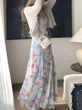 Advbridge Summer Women Fashion New Casual Midi Dress Spaghetti Strap Elegant A-Line Beach Maxi Vestidos Female Party Clothes Mujers New