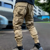 Advbridge Men's Cargo Pants Techwear Multi Pocket White Male Trousers Multipockets Sports Joggers Summer Stacked High Quality Aesthetic