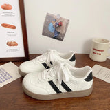 ADVBRIDGE  -  Women's Casual Shoes Cute Kitten Embroidery Soft Bottom Non-slip Comfortable De Training Shoes New Hundred Fashion Plate Shoes