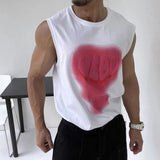 Advbridge Casual Slim Vest Men's Trend Fitness Sports Quick-drying Sleeveless T Shirt Top Muscle Man Jersey Vests Loose Fitness Sweatshirt
