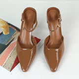 ADVBRIDGE  -  New Spring Ankle Strap Woman High Heels Sandals Elegant Shallow Mouth Luxury Office Lady Pumps Party Dress Slingbacks Stilettos