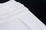 ADVBRIDGE  -  Lace-Up Suit for Women, Sweet Sexy Girl's Suit, Strapless and Asymmetry Dress, Prairie Chic, Summer