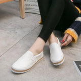 Advbridge New Spring Autumn Soft Leather Shoes Women Flats Fashion Brand Ladies Loafers Casual Womens White Shoes