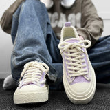 ADVBRIDGE  -  New Design Men Women Casual Skate Shoes Unisex Trendy Canvas Sneakers Breathable Soft Students Sports Shoes Lace Up 35-44