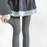 Advbridge Spring Women's Tights Sexy Striped Patchwork Stockings Pantyhose Fashion Slim Body Leggings Evening Party Stockings 2025