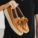 ADVBRIDGE  -  High Quality Men's Loafers Soft Suede Slip-on Shoes Man Flats Lightweight Comfortable Driving Shoes For Man Summer Casual Shoes