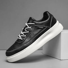 Advbridge New Breathable Men Casual Shoes 2023 Leather Fashion Male Comfortable Shoe Luxury Skate Shoes Men Brand Male All-match Sneakers