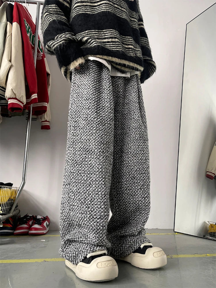 Advbridge Pants Men Autumn Advanced American Style High Street Mopping Simple Fashion All-match Hip Hop Trousers College Popular Casual
