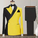 Advbridge One Button Men's Suits New Design Costume Homme Peak Lapel 2 Piece Jacket Pants Full Sets Luxury Costume Homme Custom Blazer
