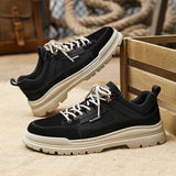 Advbridge Men's Breathable Lightweight Comfortable Work Shoes Non Slip Sneakers for Outdoor Trailing Trekking Walking