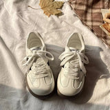 ADVBRIDGE  -  Women's Casual Shoes Cute Kitten Embroidery Soft Bottom Non-slip Comfortable De Training Shoes New Hundred Fashion Plate Shoes