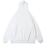 Advbridge Vintage Mens Hoodie Sweatshirt Y2K Grunge Hip Hop Ripped Embroidery Teeth Patch Hooded Streetwear Harajuku Punk Gothic Pullover