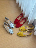 ADVBRIDGE  -  Women's Closed Toe Sandals Shoes Suit Female Beige Buckle Breathable Summer Heels Black New Low Girls Comfort Gladiator