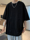 ADVBRIDGE  -  New Arrival Fashion Hip Hop Fashion Casual Leisure T Shirt Men Harajuku T-Shirts Korean Style Solid Color Tees Tops 2025 Q93