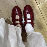 ADVBRIDGE  -  Women Loafers Shoes Fashion Retro Sandals Flats Elegant Woman Summer Shoes Trend Designer Shallow Cozy Lolita Shoes for Women