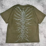 Advbridge 2025 New Retro Loose T-shirts Men and Women Y2K American High Street Washed Round Neck Short Sleeve Hip-hop Street Style Tops