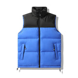 Advbridge Men's autumn and winter cotton season vest stand-up collar thickened warm color matching vest cotton vest sleeveless downjacket