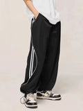 Advbridge Pants Men American Retro Casual Spring Autumn Hip Hop Streetwear Ankle-tied All-match Harajuku Chic Simple Trousers College New