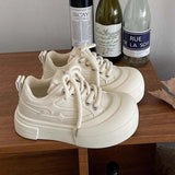 ADVBRIDGE  -  new big-head shoes for women ins tide sports leisure everything muffin thick-soled increase bread small white shoes