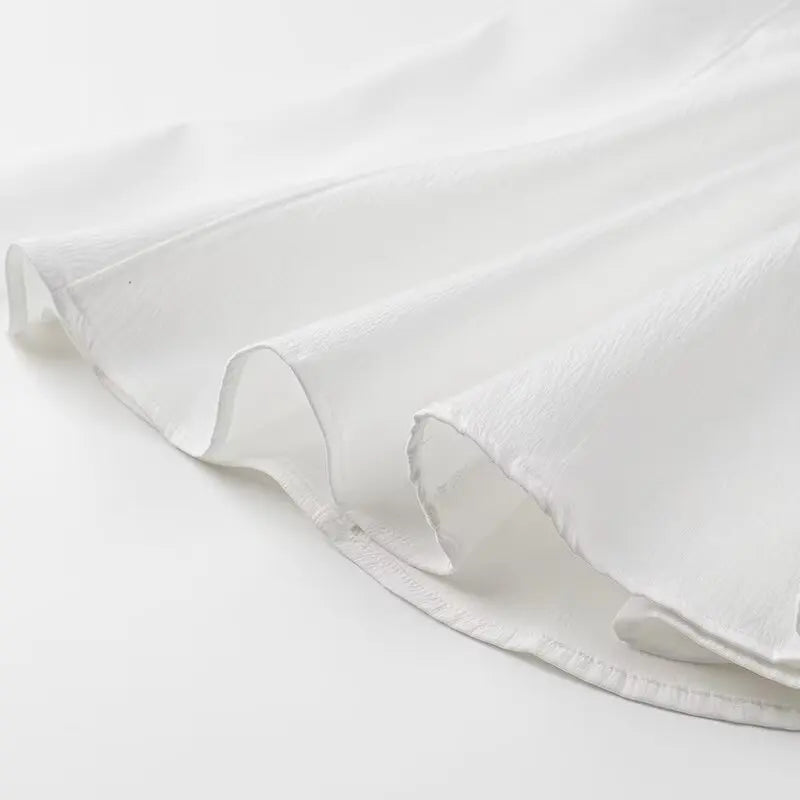ADVBRIDGE  -  Women's White French Dress Womens Dresses Prom Elegant Pretty Short Evening Summer Woman Clothing Store Y2k