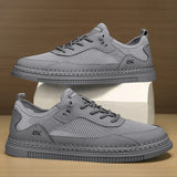 ADVBRIDGE  -  Leather Casual Shoes Autumn New Breathable Men Shoes Male Flat Shoe High Quality Men's Sneakers