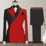 Advbridge One Button Men's Suits New Design Costume Homme Peak Lapel 2 Piece Jacket Pants Full Sets Luxury Costume Homme Custom Blazer
