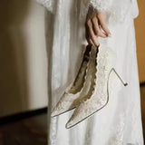 ADVBRIDGE  -  2026 French Heels Women's Stiletto Spring and Autumn Pointed Toe Shallow Single Shoes