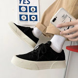 Advbridge Japanese Style Mens Sports Shoes Vintage Low-top Platform Round Toe Casual Sneakers Harajuku Sports New Fashion Male Skate Shoes