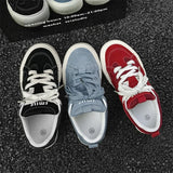 ADVBRIDGE  -  Men's Trendy Shoes–2025 Spring New Arrivals, Versatile Low-Top Canvas Sneakers for Students. Ideal for Teenagers As Casual Shoes