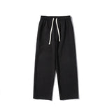 ADVBRIDGE  -  Cotton Casual Pants Men Oversized Wide Leg Pants Men Japanese Streetwear Hip-hop Loose Straight Pants Men Beige Trousers S-2XL