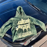Advbridge Streetwear Hoodie Y2k Hip Hop Letter Puff Print Oversized Hoodie Sweatshirt Mens Womens Harajuku Gothic Pullover Hoodie Clothes