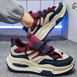 ADVBRIDGE  -  Fashion Platform Vulcanized Sneakers Men Korean Casual Shoes For Men Street Style Chunky Social Men's Sneakers Shoes Male Punk