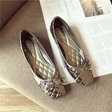 Advbridge 2024 Spring Summer Shoes Women Flats Square toe Soft Ladies Brand Shoes Fashion Ballet Flats Black Gold ZH2496