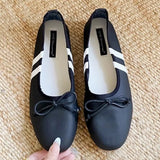 ADVBRIDGE  -  Elegant Butterfly-knot Mary Jane Shoes Soft Bottom Flat Heel Summer Women Sandals Fashion Simple Comfortable Non-slip Sneaker