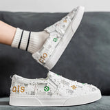 ADVBRIDGE  -  Fashion Embroider Green Canvas Shoes For Man Designer Shoes Summer Platform Slip-on Shoes Man Outdoor Breathable Espadrilles Men