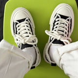 ADVBRIDGE  -  New Design Men Women Casual Skate Shoes Unisex Trendy Canvas Sneakers Breathable Soft Students Sports Shoes Lace Up 35-44