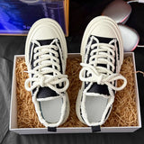 ADVBRIDGE  -  New Design Men Women Casual Skate Shoes Unisex Trendy Canvas Sneakers Breathable Soft Students Sports Shoes Lace Up 35-44
