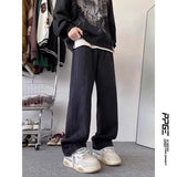 Advbridge American Retro Jeans Men's New Style Cool and Stylish Explosive Street Style Slightly Flared High-end Straight Leg Pants Trendy