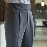 Advbridge Men Spring Autumn New Fashion Slim Fit Formal Trousers Mens Business Casual Suit Pants Male Long Solid Color Pants W205