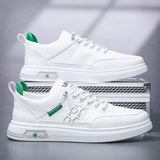 ADVBRIDGE  -  Fashion White Platform Sneakers Outdoor Breathable Sport Shoes Men Casual Shoes Lightweight Running Shoes Mens Tennis Shoes