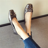 Advbridge 2024 Spring Summer Shoes Women Flats Square toe Soft Ladies Brand Shoes Fashion Ballet Flats Black Gold ZH2496