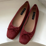ADVBRIDGE  -  Ballet Red Footwear Mary Janes Silk Women Flats With Shoes Female Soft Fashion Buckle Shallow Ladies Lolita Dance Shoes