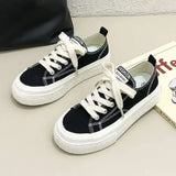 ADVBRIDGE  -  Women's Casual Canvas Sneakers Thick Sole Summer Autumn Trendy Versatile Leisure Sports Shoes Comfortable All-Match Style